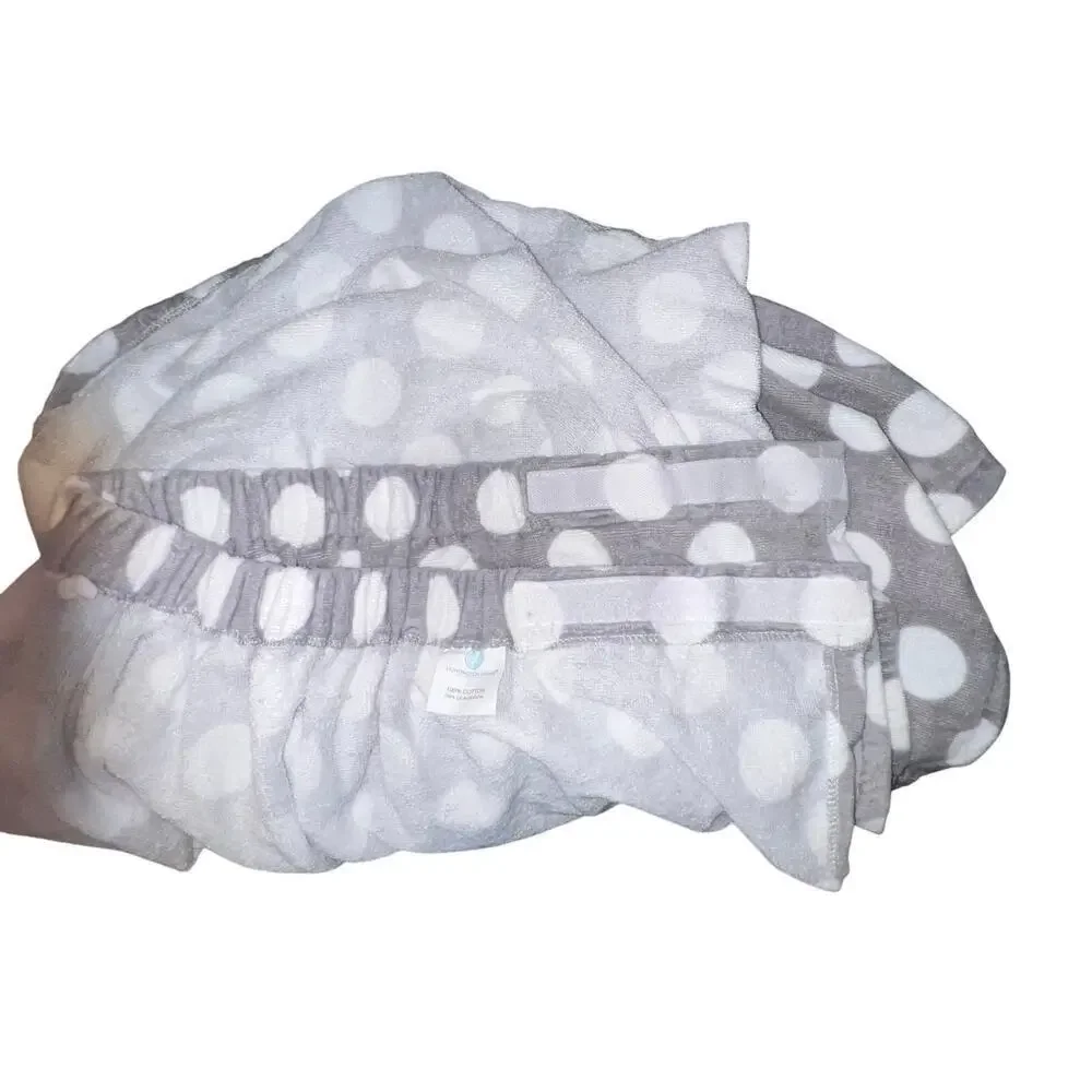 Huntington Home 100% cotton elastic hook loop waist‎ swim beach wrap towel ￼